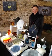 Expo-vente de bijoux et objets en verre, Elise Dufour