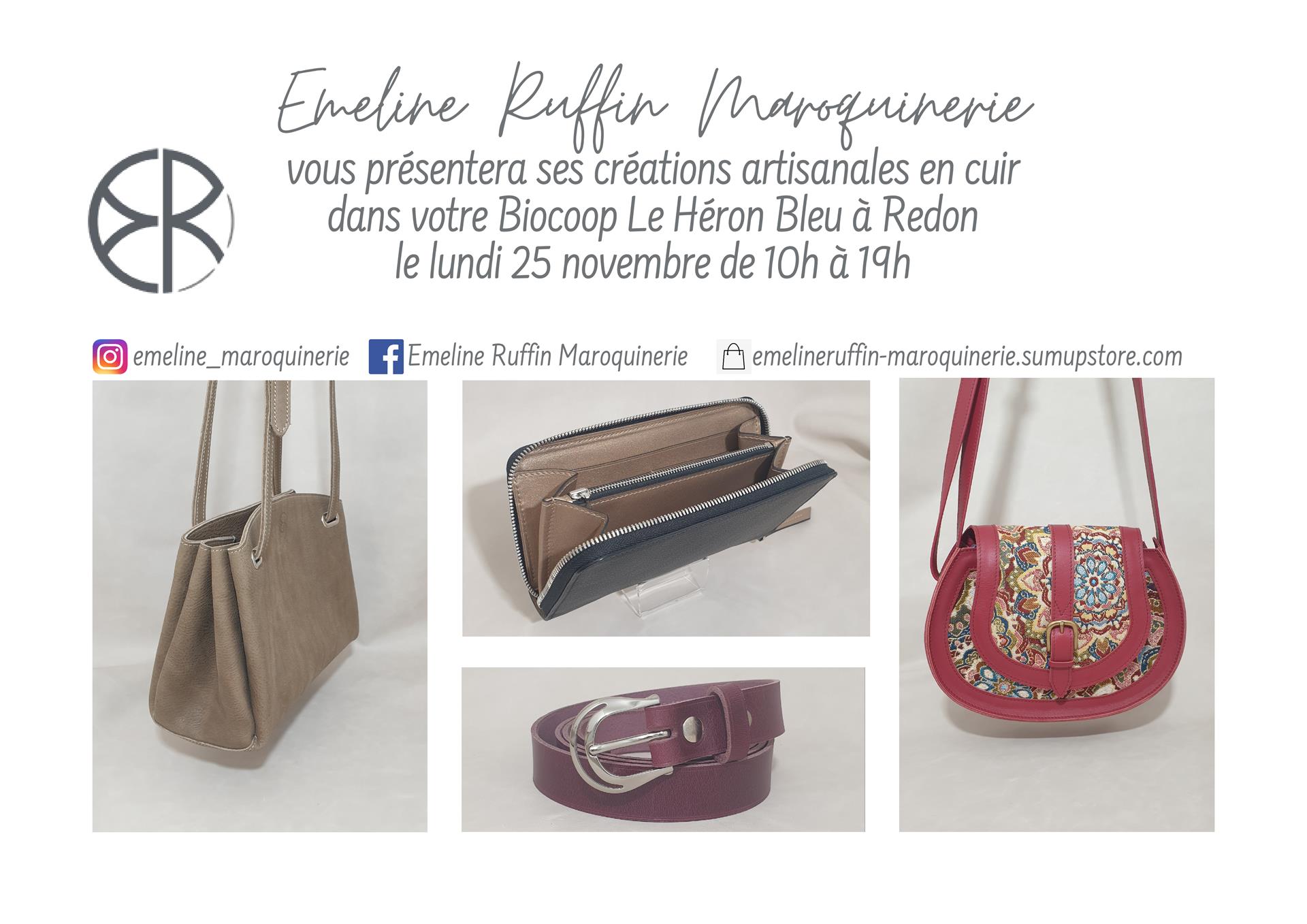 EXPO VENTE : maroquinerie artisanale