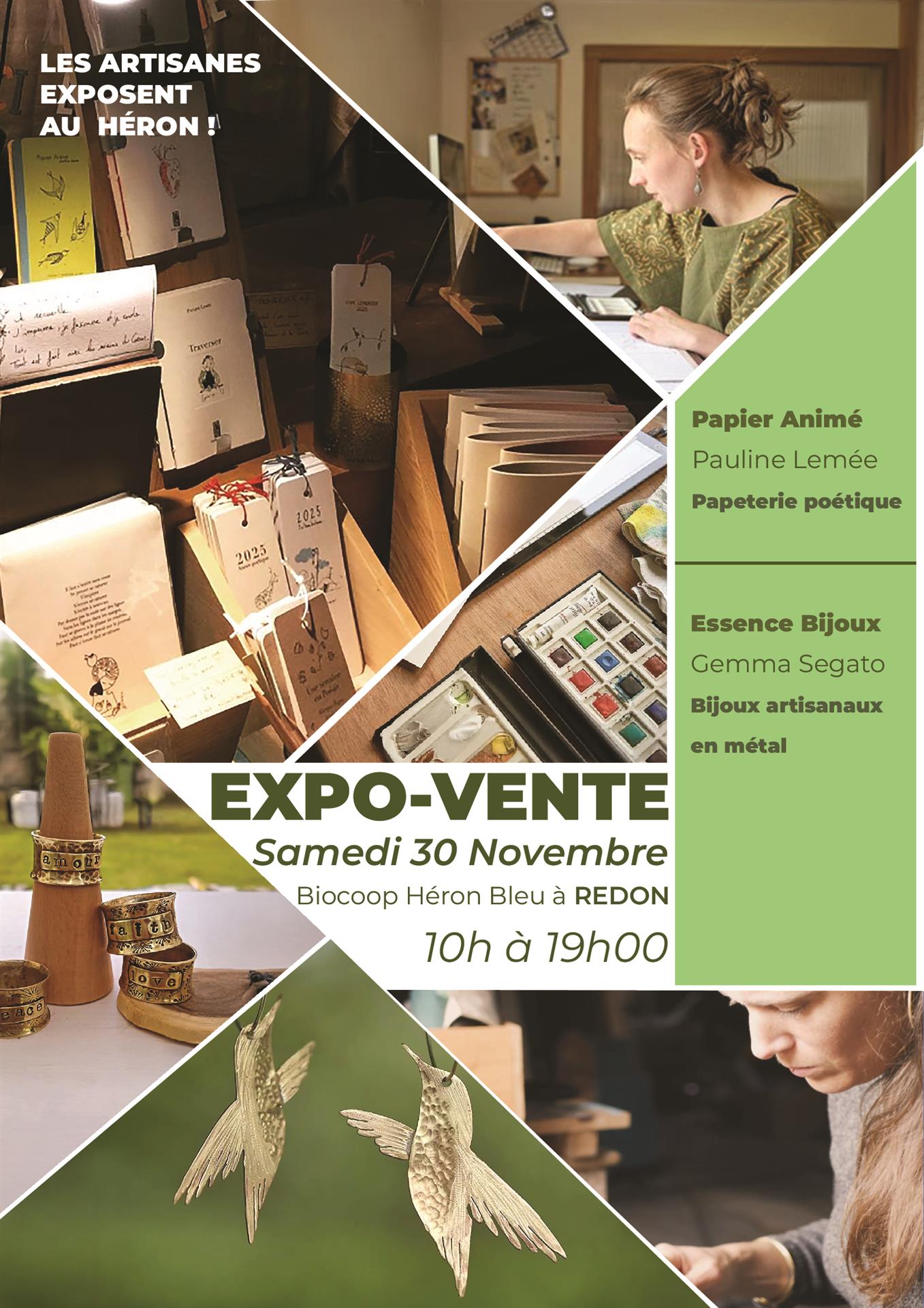 EXPO VENTE : Papier animé & Essence bijoux