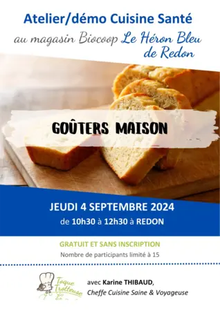 ATELIER CUISINE : " Goûters maison ".